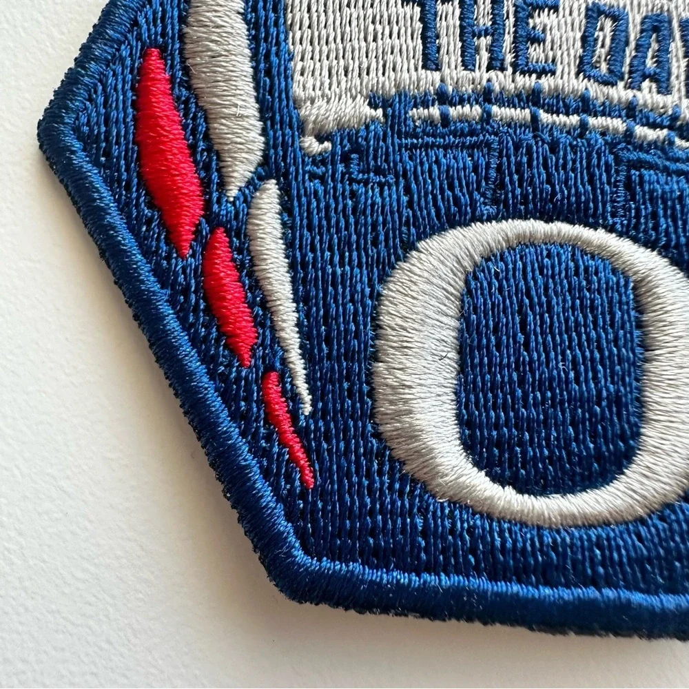 Oregon Ducks Football Salute The Day Military Authentic Hat Patch Blue Gray Red - Picture 5 of 9
